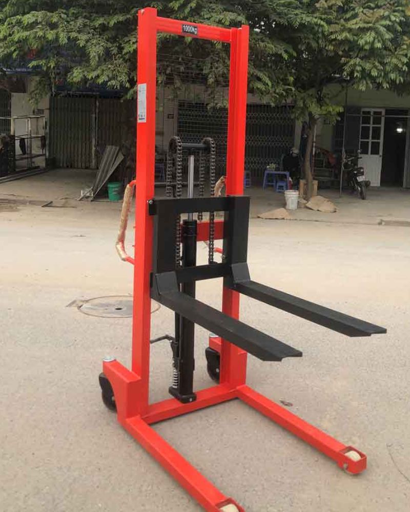 Xe nâng tay cao 1 tấn cao 1.6m